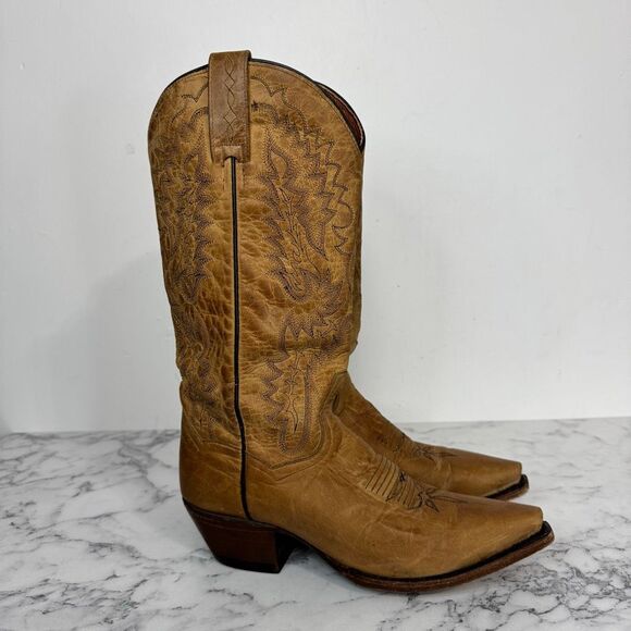 Dan Post Santa Rosa Snip Toe Cowboy Boots 6.5 - Picture 1 of 7